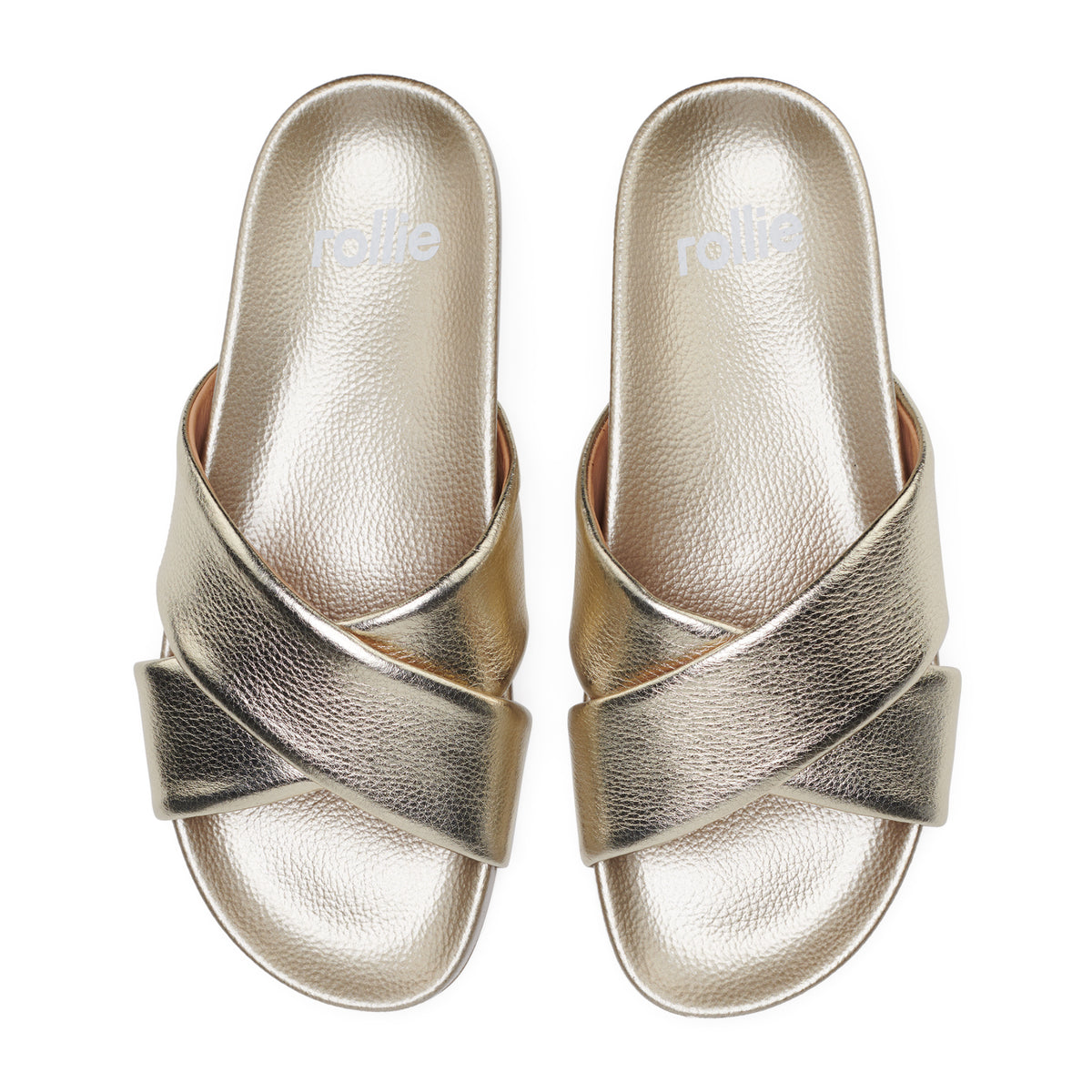 Tide Cross Slide Gold Tumble