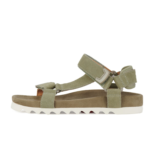 Sandal Tooth Wedge Sage/White