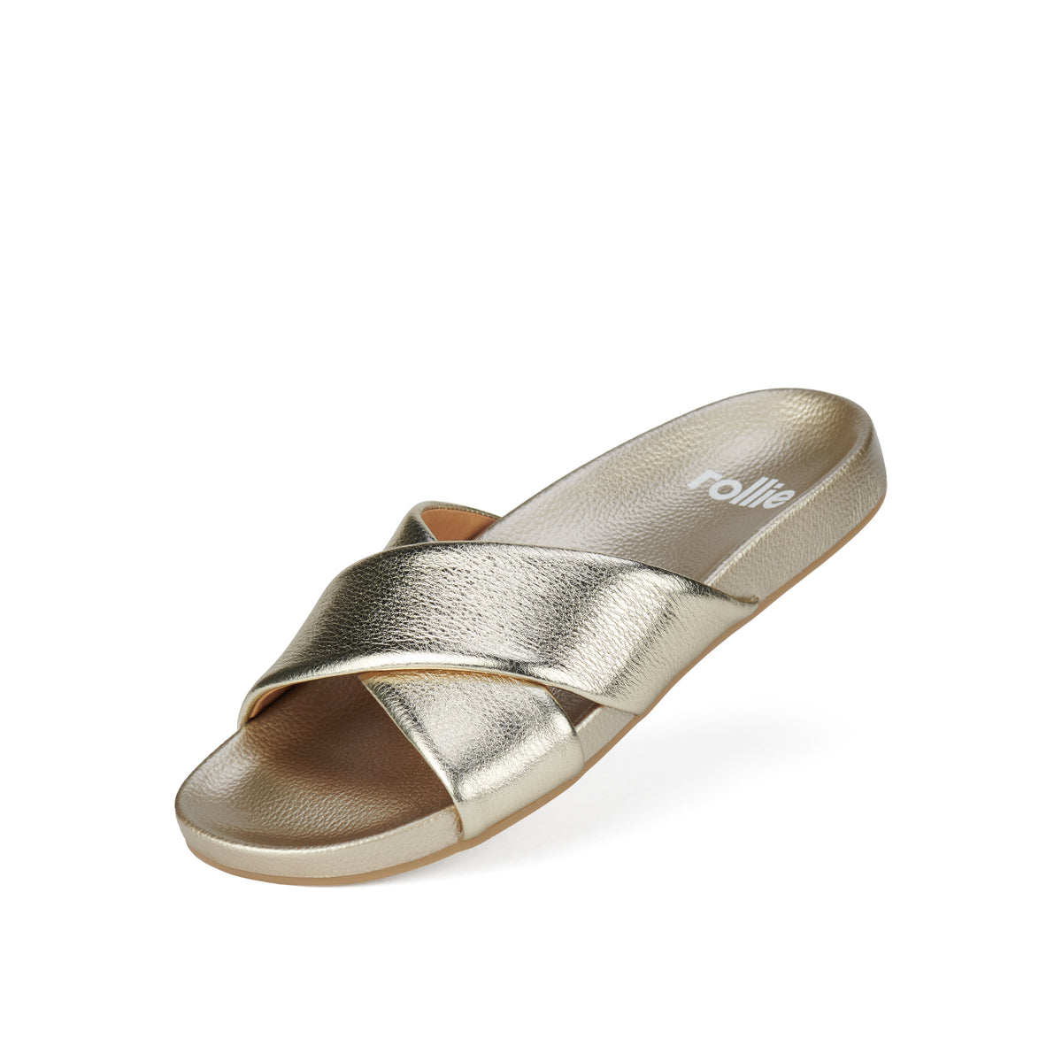 Tide Cross Slide Gold Tumble