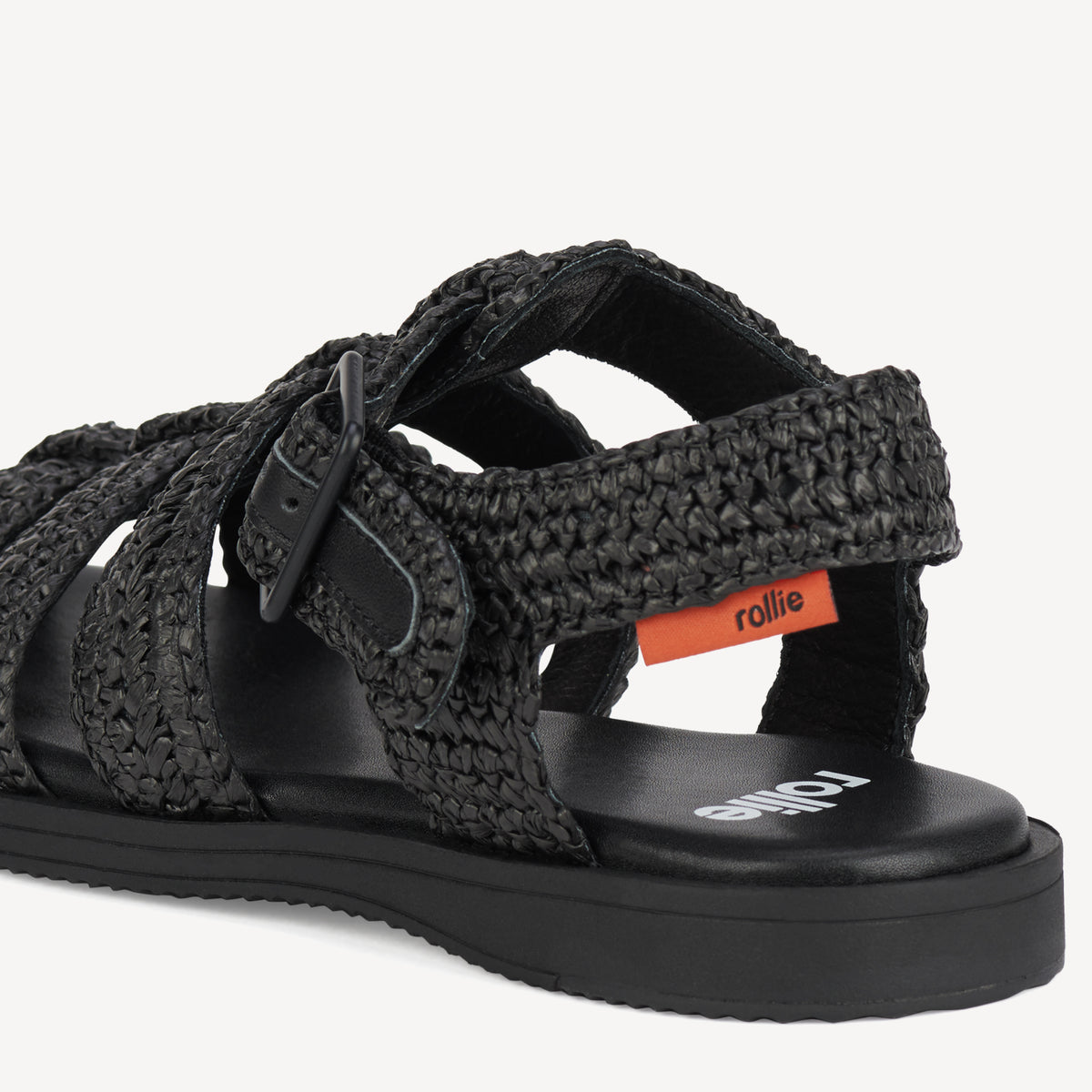 Sandal Fisherman Weave Black