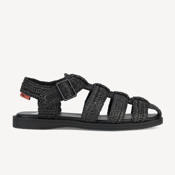 Sandal Fisherman Weave Black