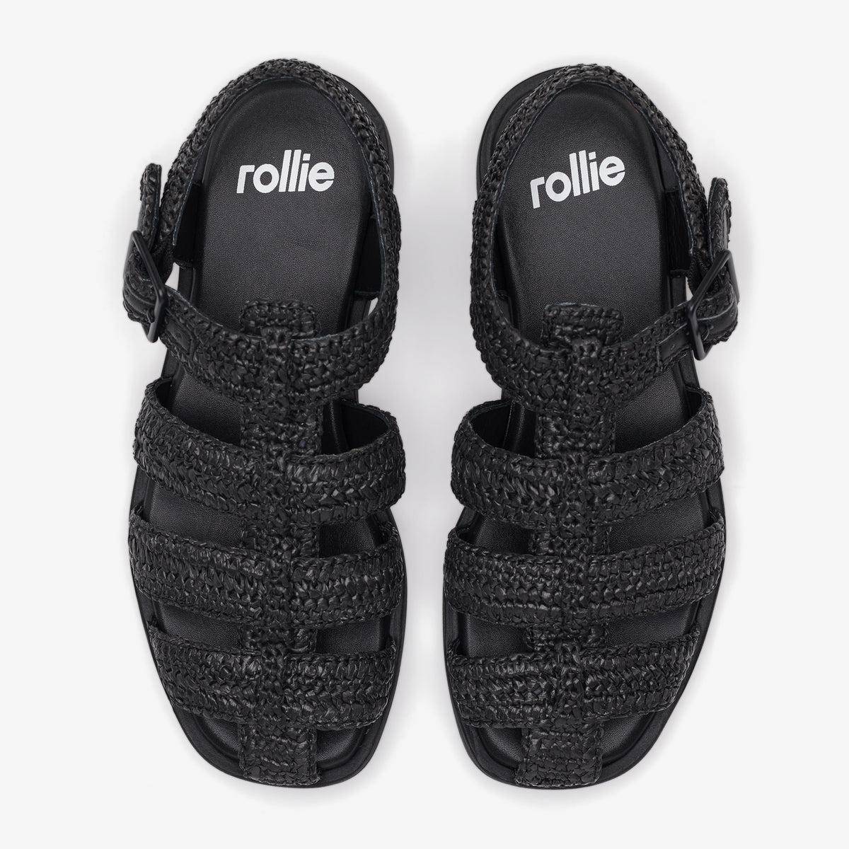Sandal Fisherman Weave Black