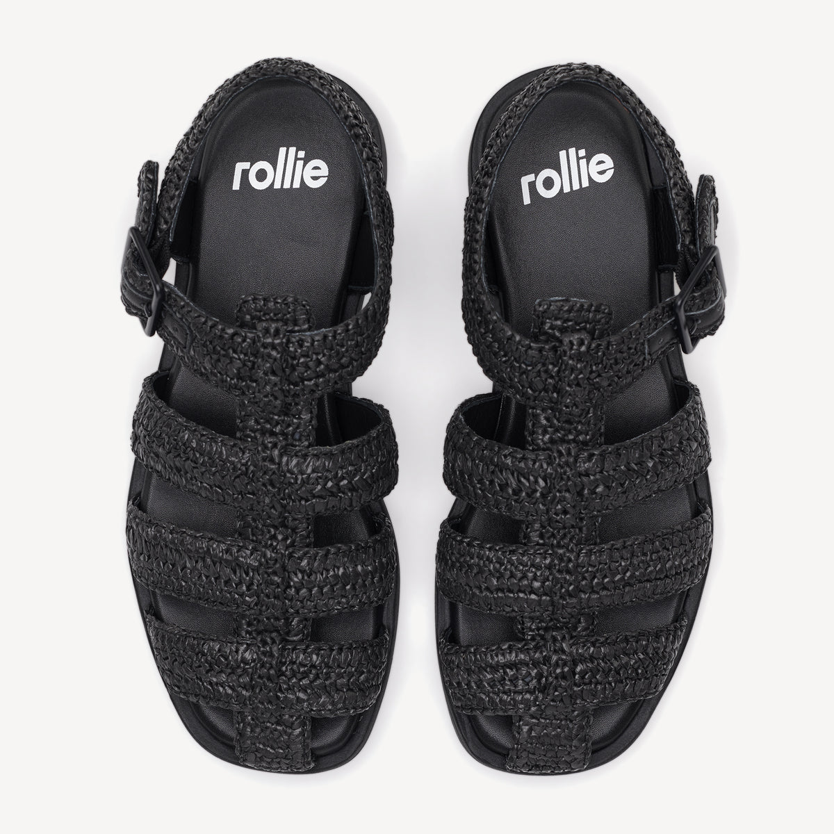 Sandal Fisherman Weave Black