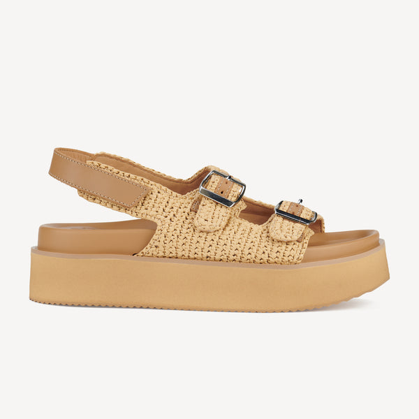 Ace Sandal Weave All Tan