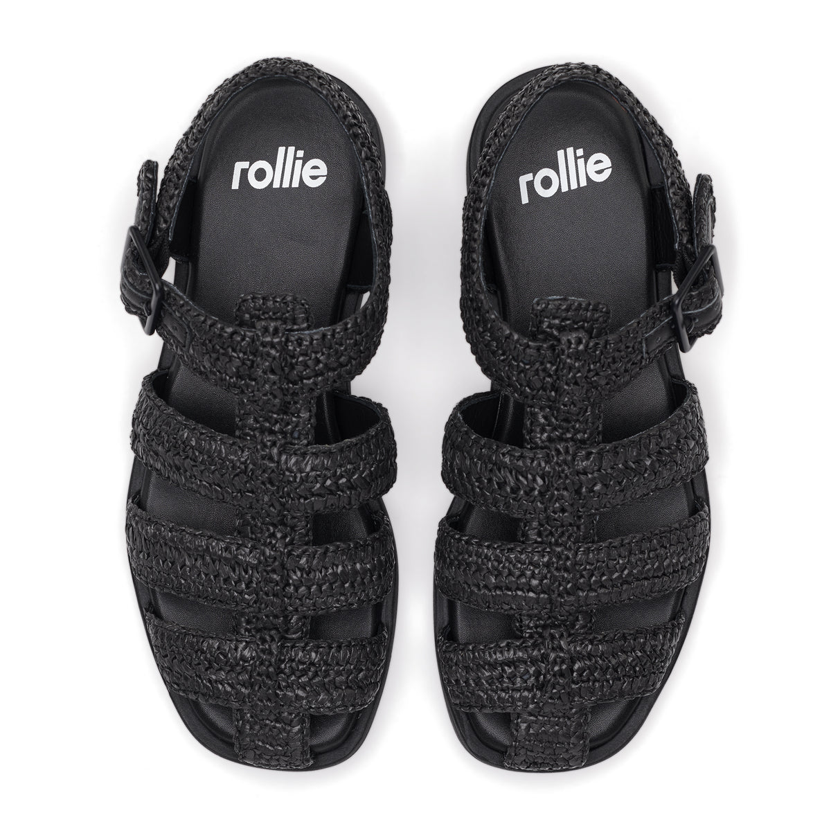 Sandal Fisherman Weave Black