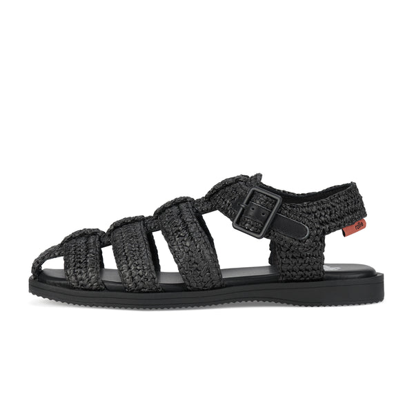 Sandal Fisherman Weave Black