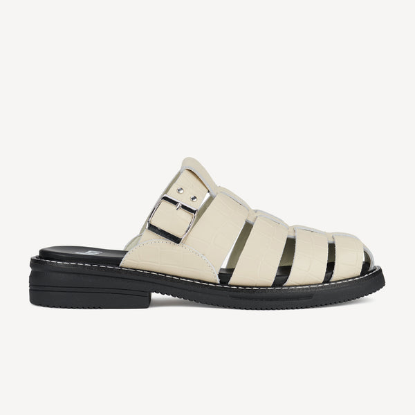 Mule Fisherman Bone Croc