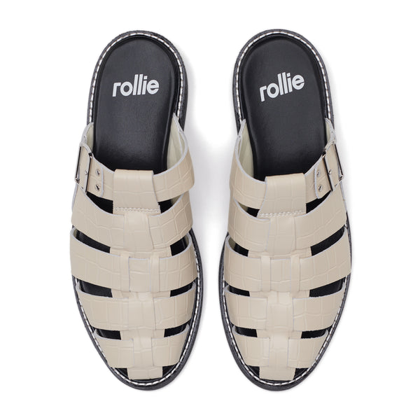 Mule Fisherman Bone Croc