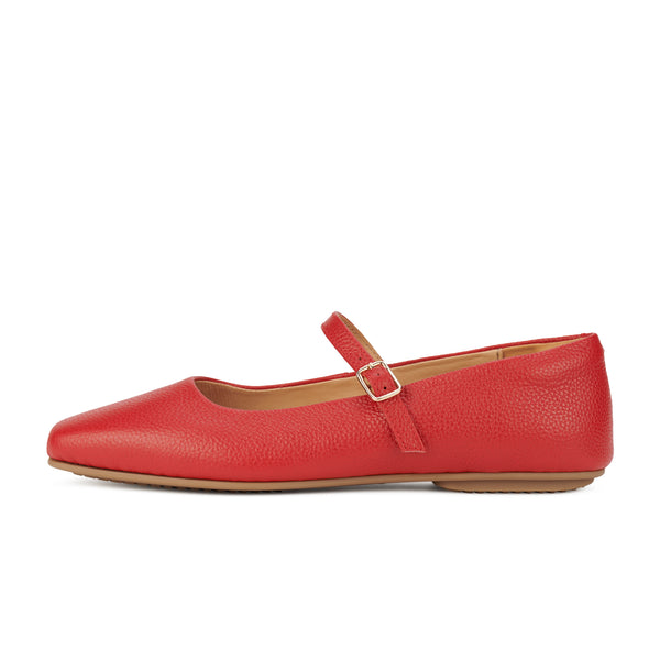 Ballet MJ Square Toe Retro Red