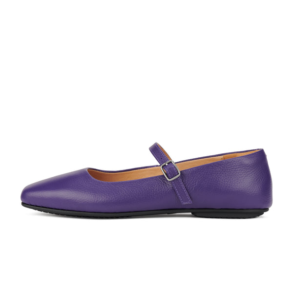 Ballet MJ Square Toe Deep Violet Tumble