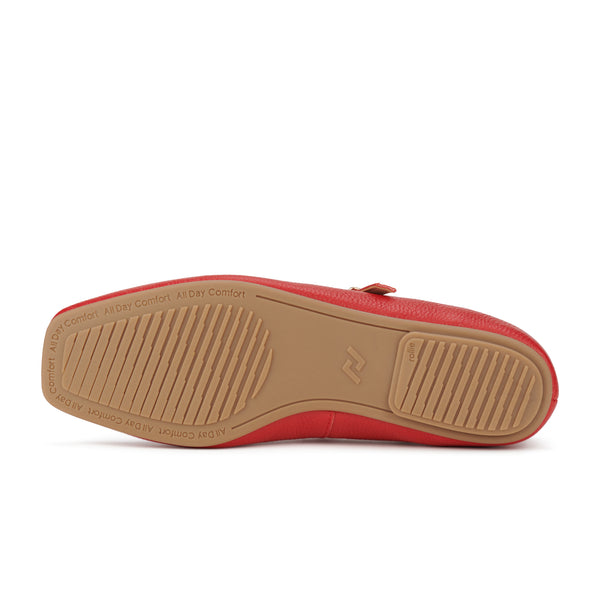 Ballet MJ Square Toe Retro Red