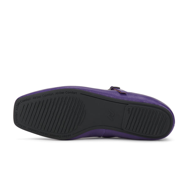Ballet MJ Square Toe Deep Violet Tumble