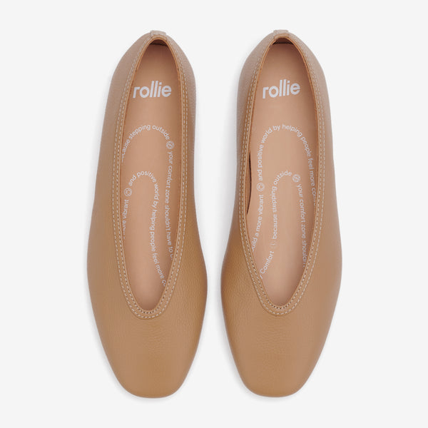 Ballet V Soft Tan