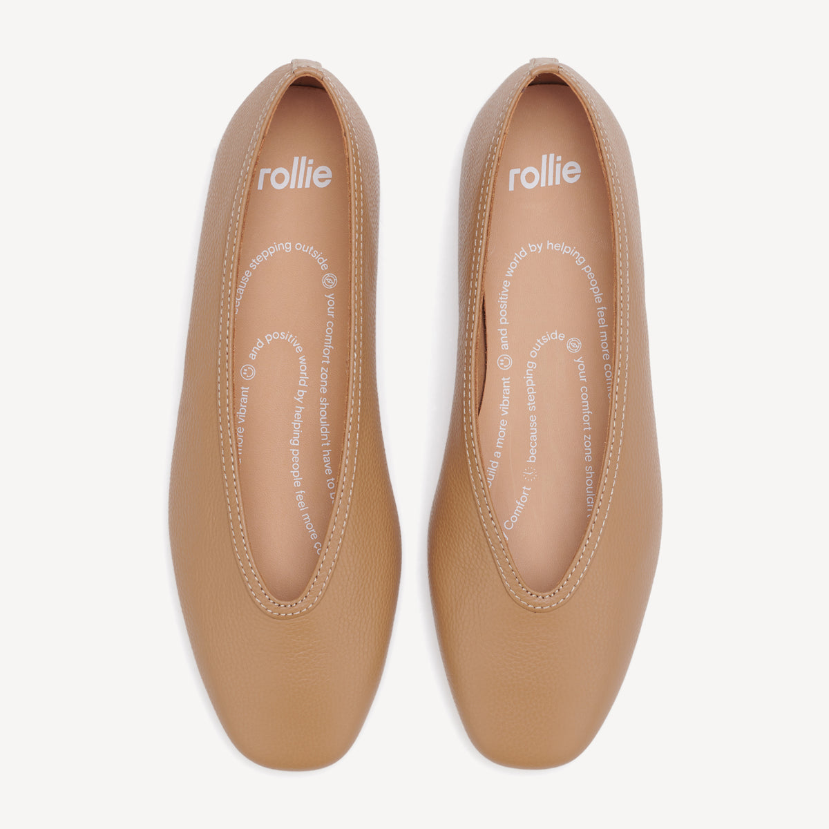 Ballet V Soft Tan