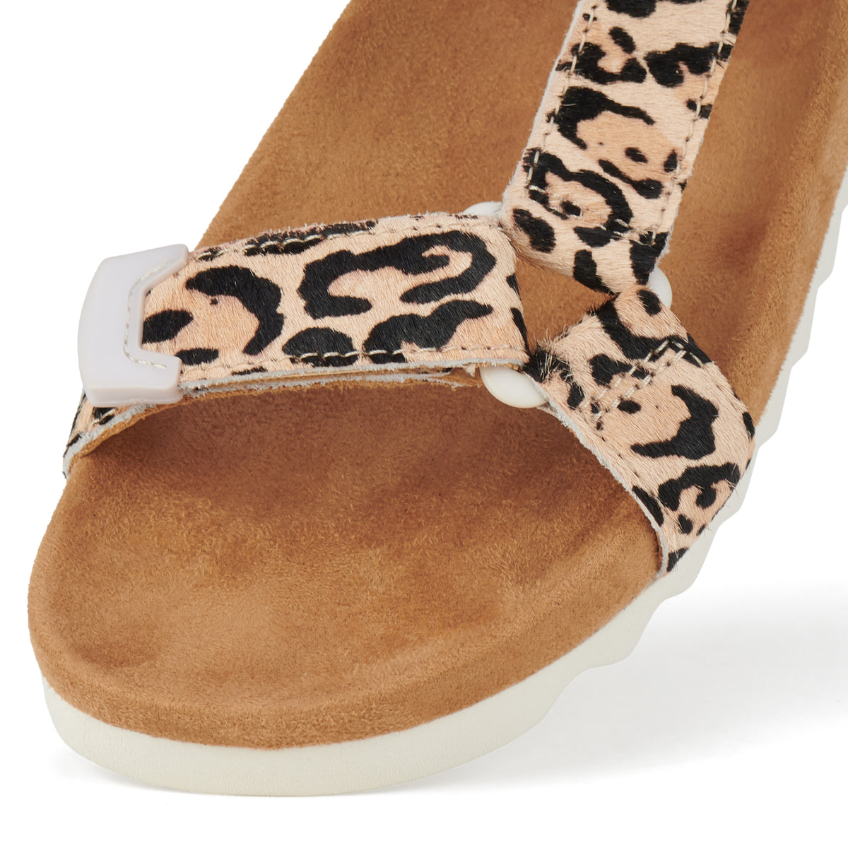 Sandal Tooth Wedge Neutral Leopard
