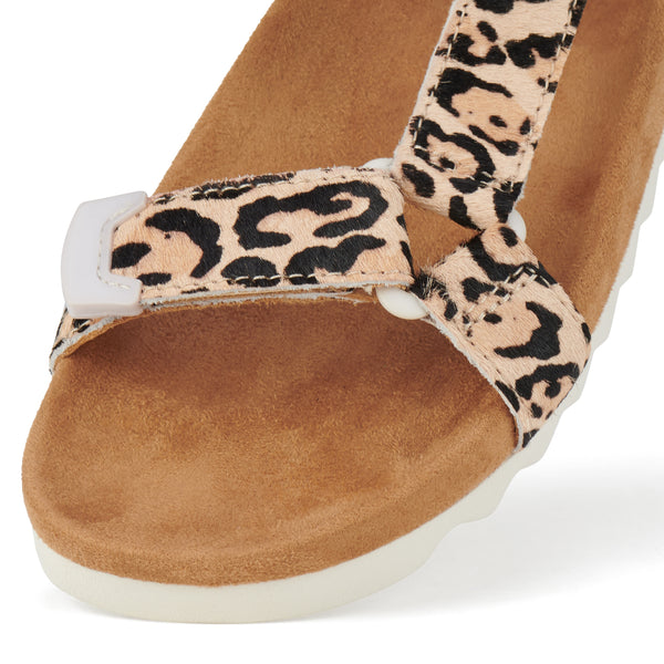 Sandal Tooth Wedge Neutral Leopard