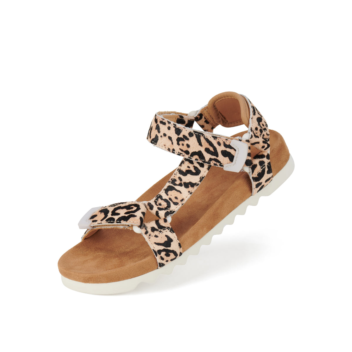 Sandal Tooth Wedge Neutral Leopard