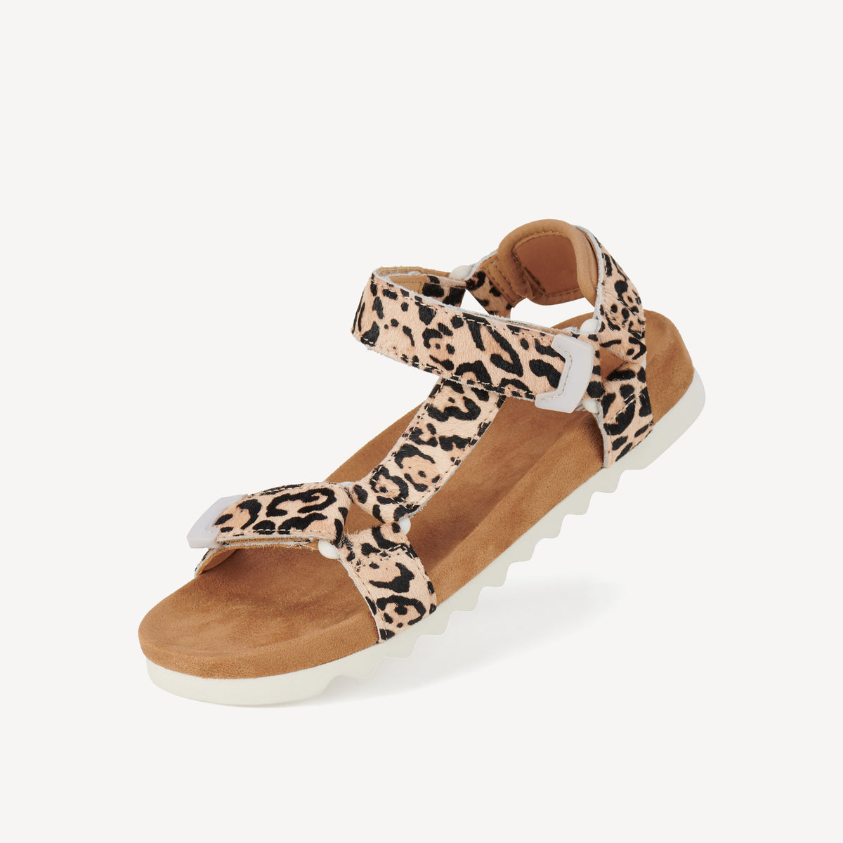 Sandal Tooth Wedge Neutral Leopard
