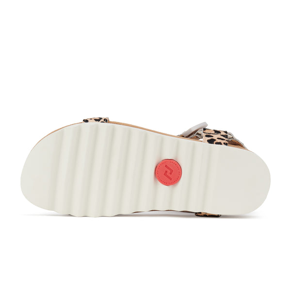 Sandal Tooth Wedge Neutral Leopard