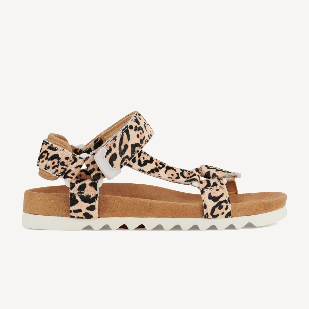 Sandal Tooth Wedge Neutral Leopard