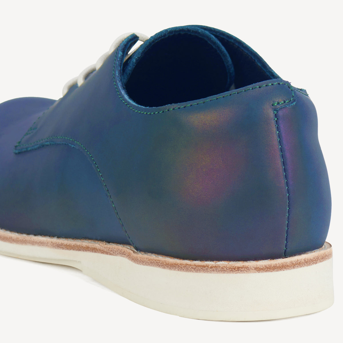 Rollie Derby Chameleon — women's shoe, heel and back view