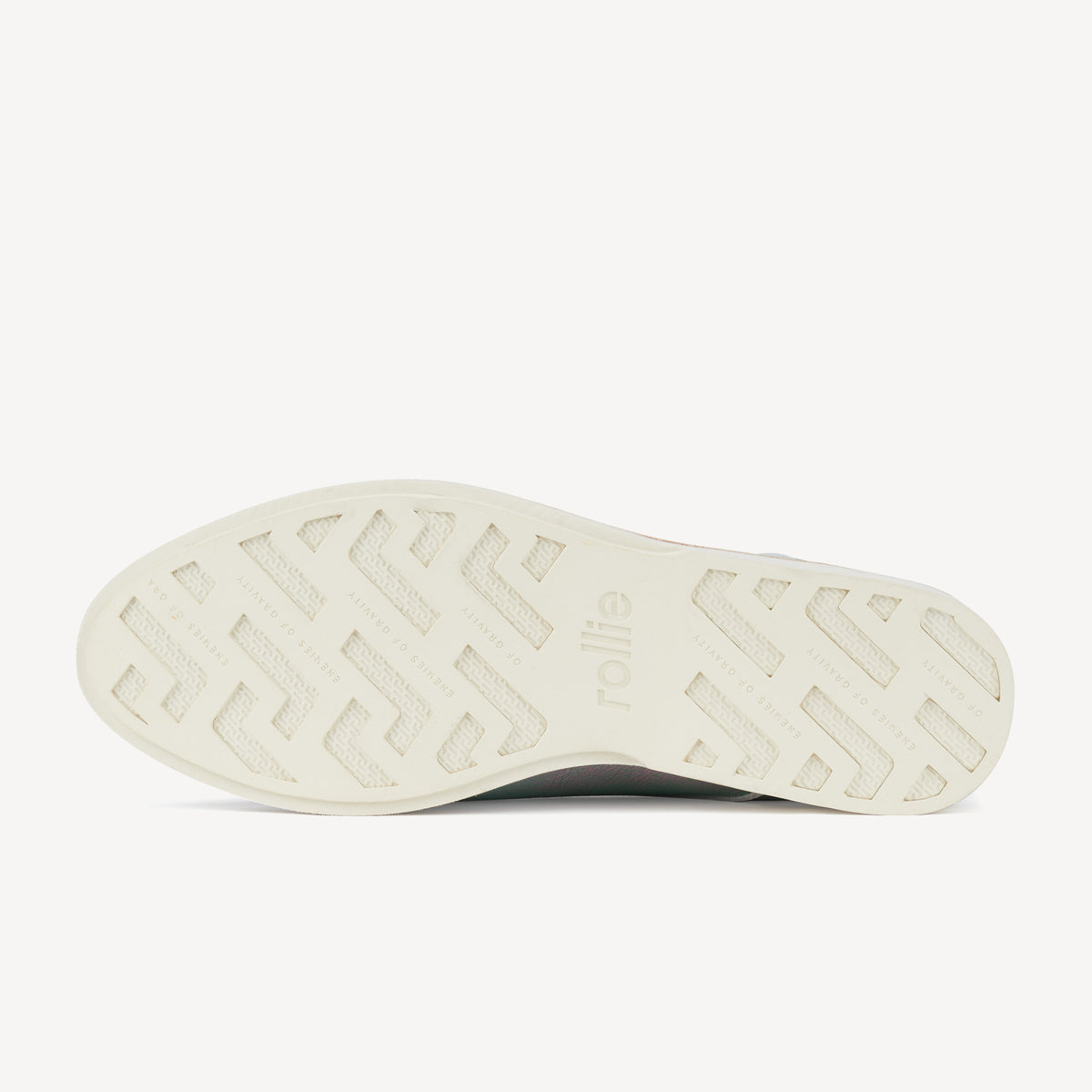 Rollie Derby Super Soft Aurora — pearly aurora-leather lace-up shoe, worn and styled on-foot