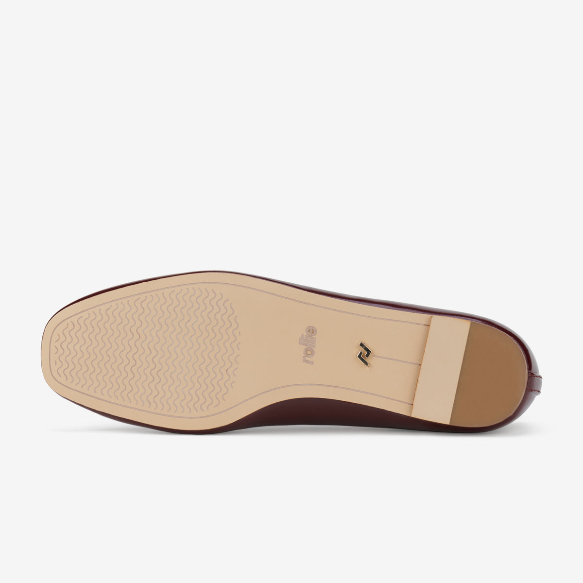 Rollie Ballet V Dark Cherry — women's ballet flat, sole detail