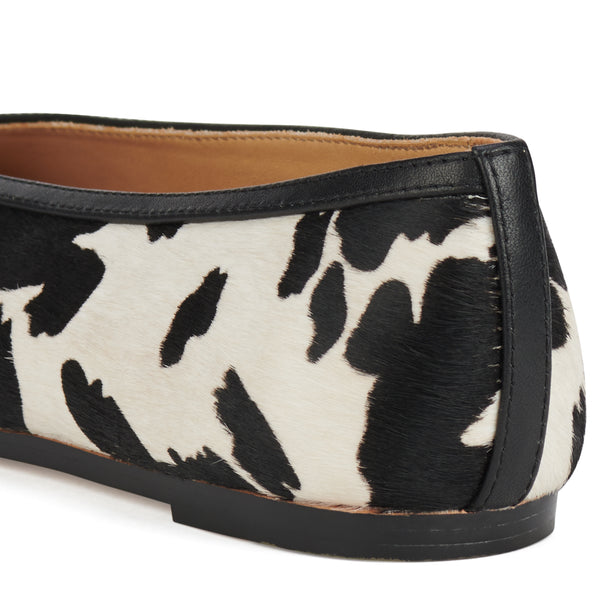 Ballet V Black Cowhide