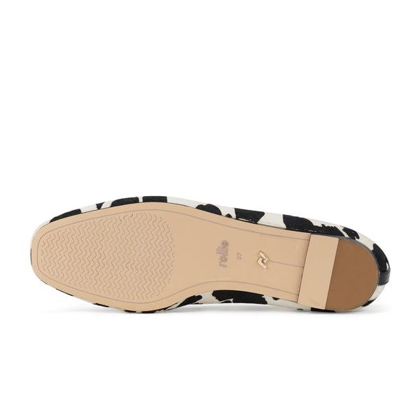 Ballet V Black Cowhide