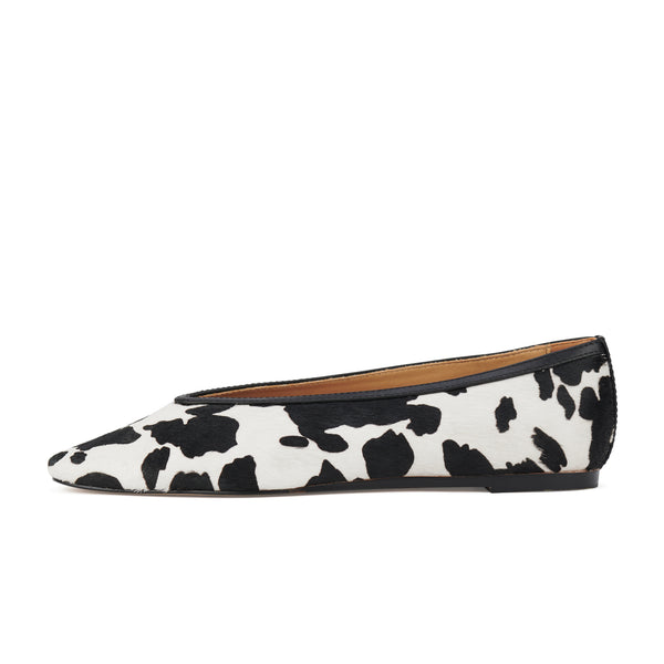 Ballet V Black Cowhide