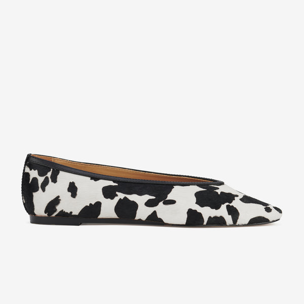 Ballet V Black Cowhide