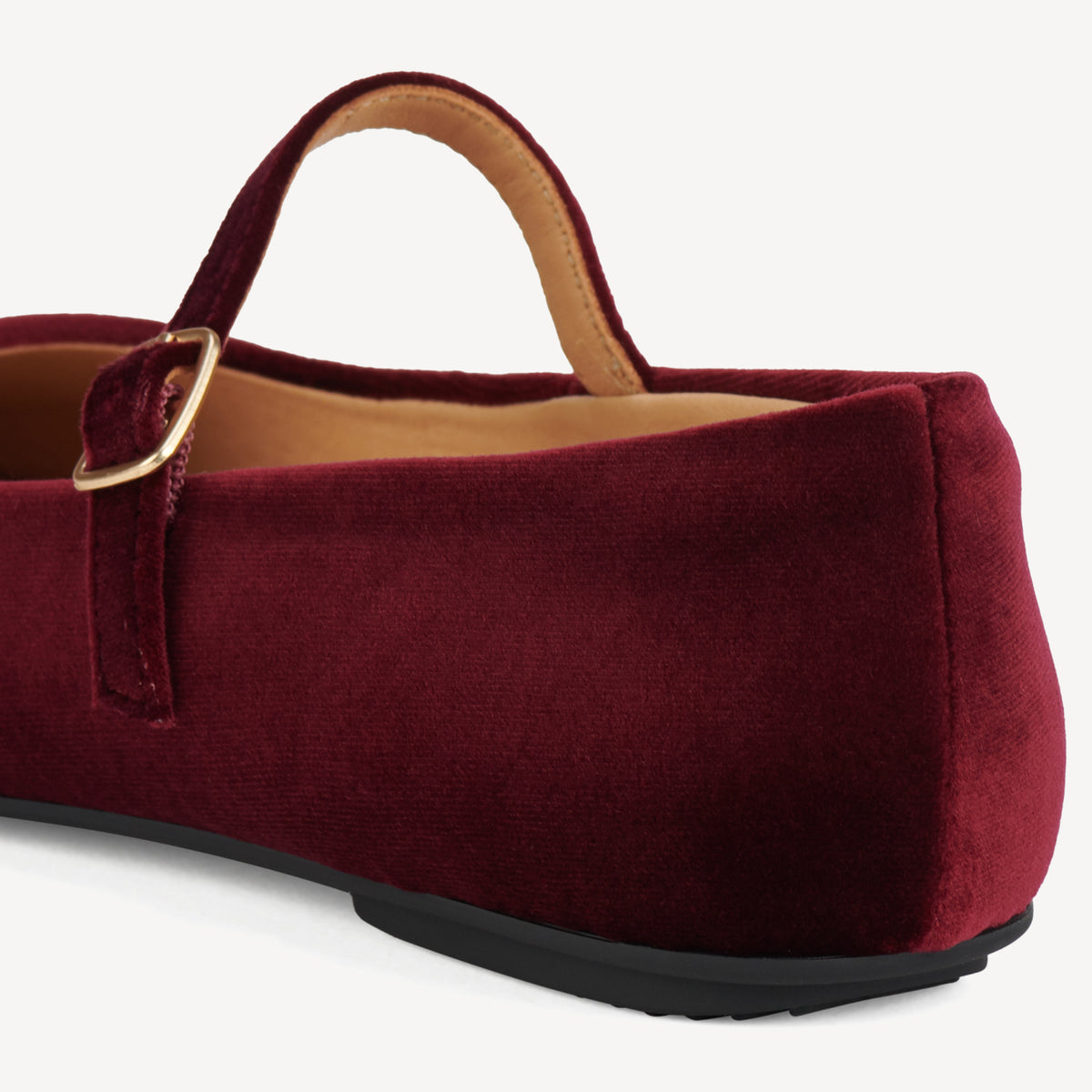 Mary Jane Dark Cherry Velvet