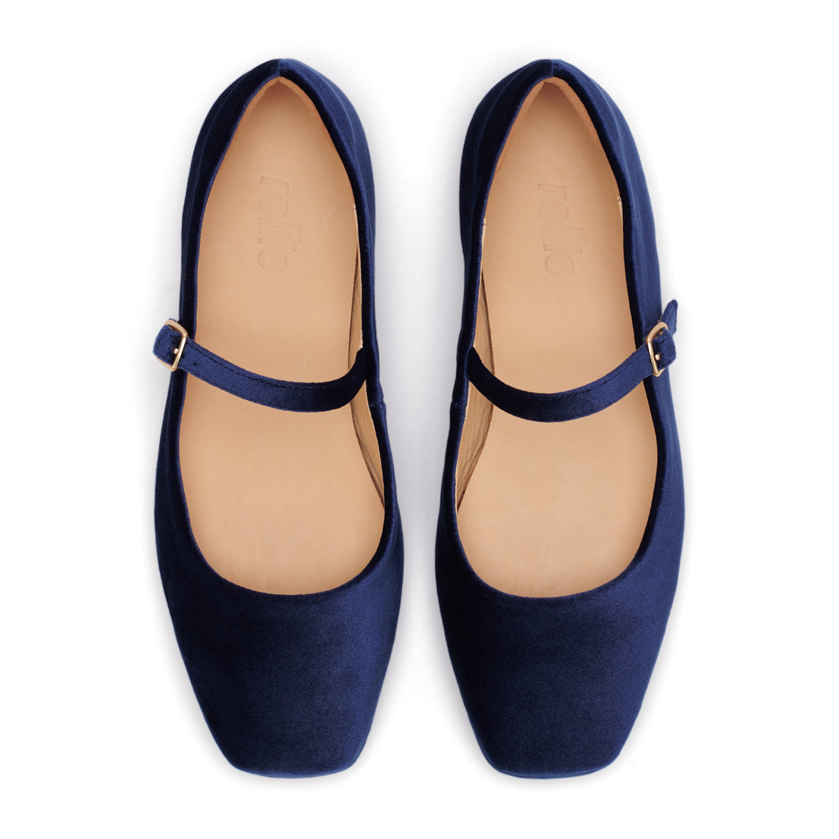 Mary Jane Navy Velvet