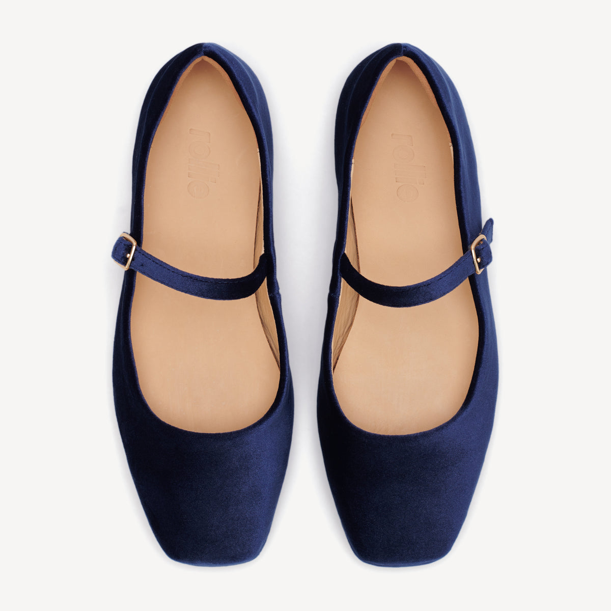 Mary Jane Navy Velvet