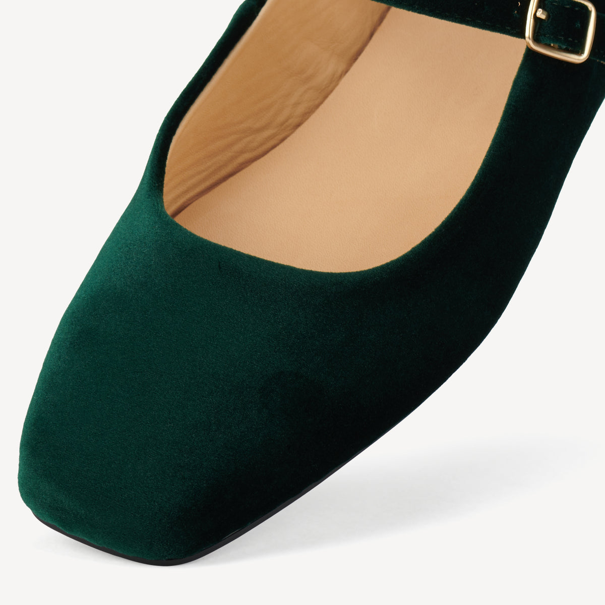 Mary Jane Emerald Velvet