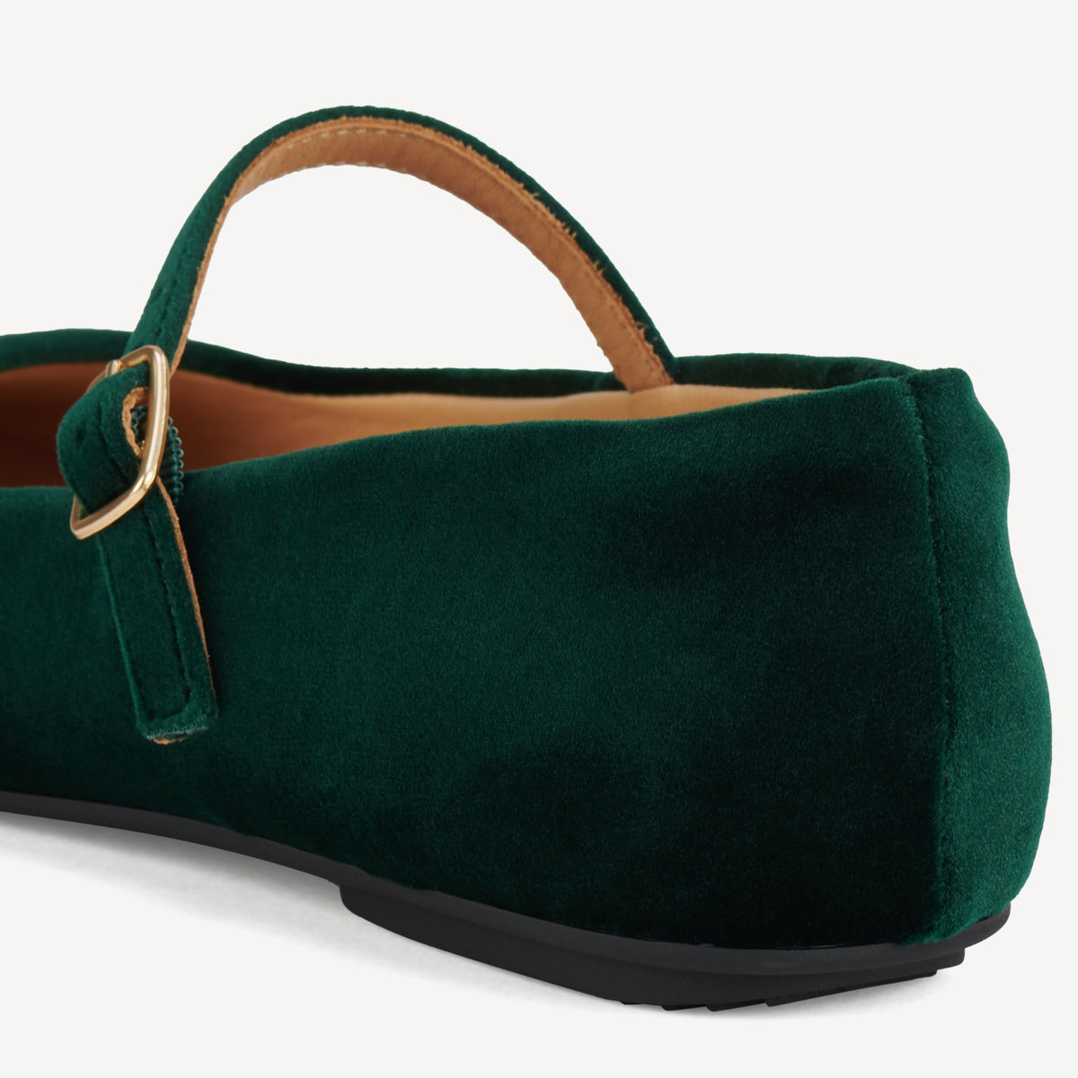 Mary Jane Emerald Velvet