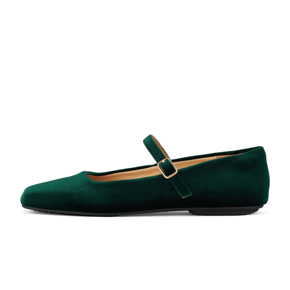 Mary Jane Emerald Velvet