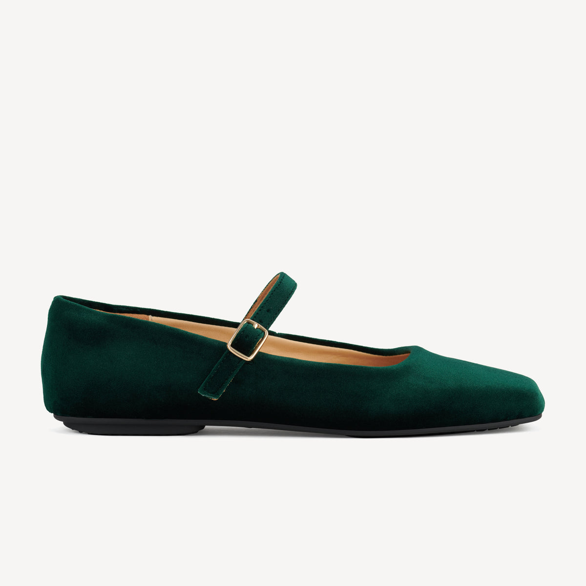 Mary Jane Emerald Velvet