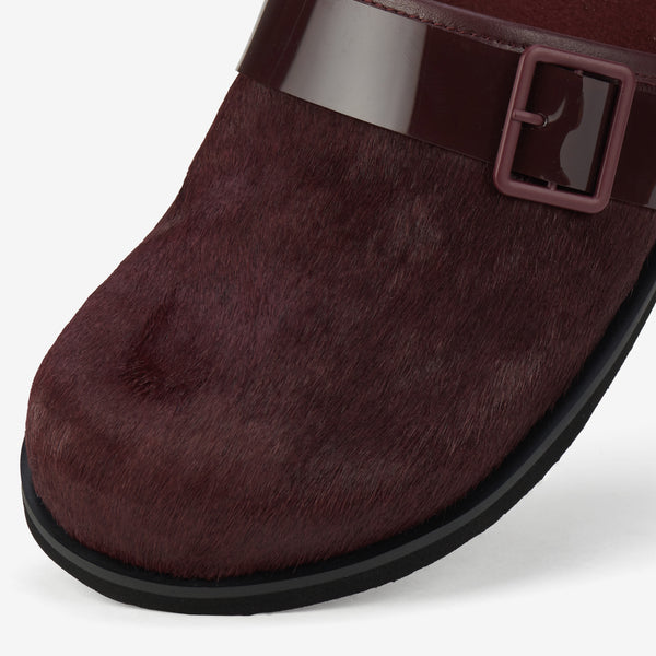 Mills Mule Dark Cherry