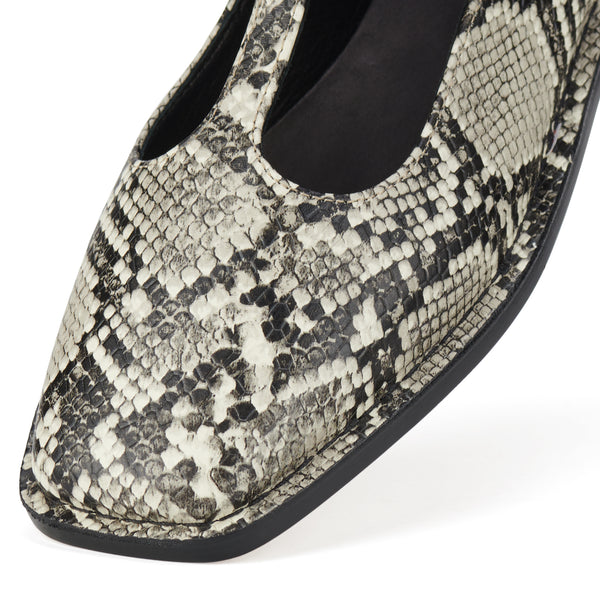 Mary Jane T-Bar Snakeskin