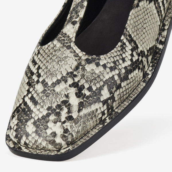 Mary Jane T-Bar Snakeskin