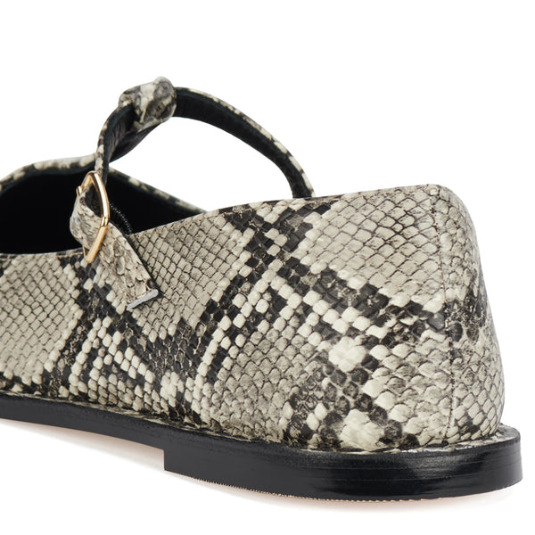Mary Jane T-Bar Snakeskin