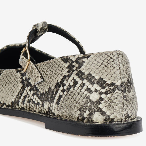 Mary Jane T-Bar Snakeskin