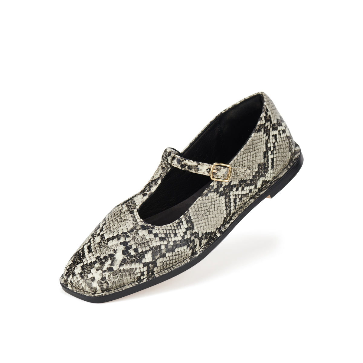 Mary Jane T-Bar Snakeskin