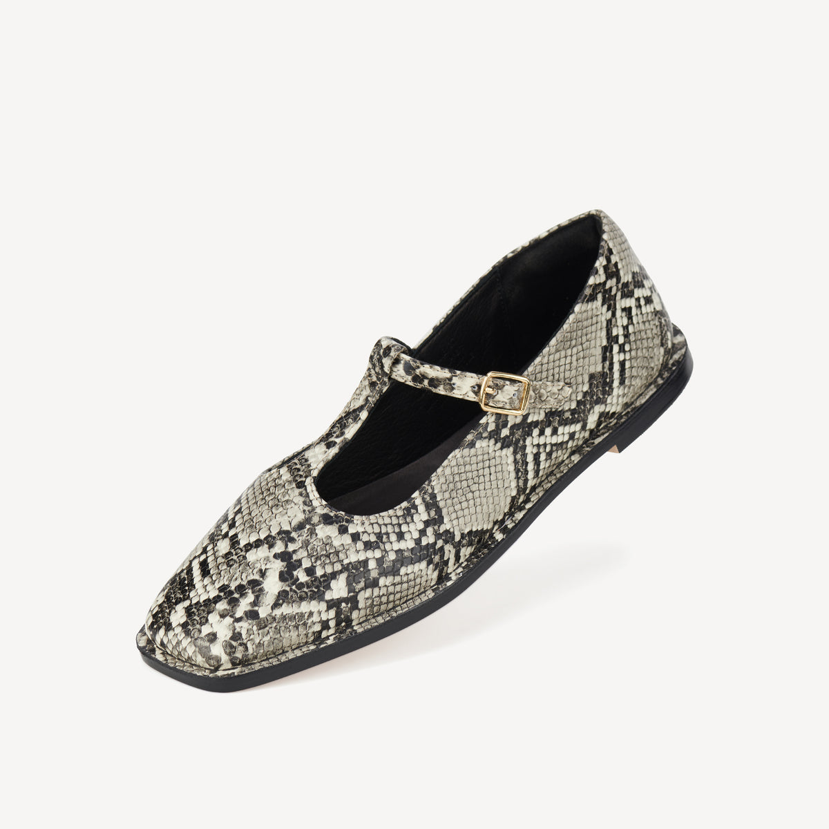 Mary Jane T-Bar Snakeskin