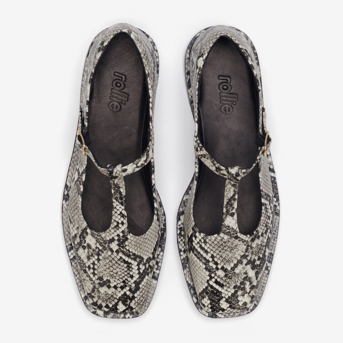 Mary Jane T-Bar Snakeskin