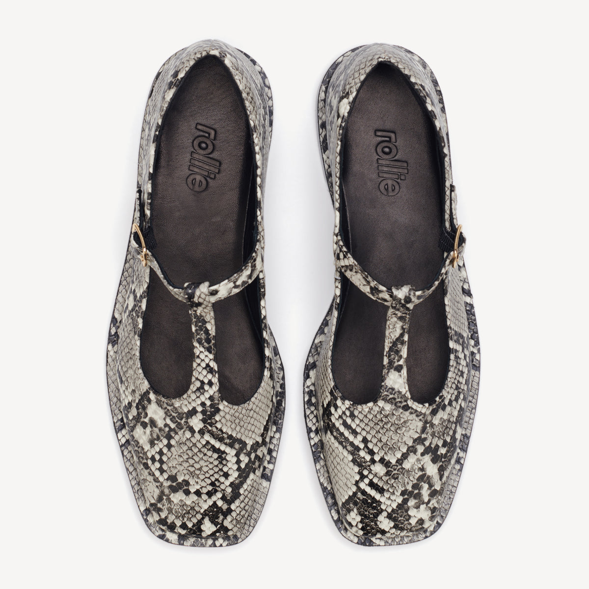 Mary Jane T-Bar Snakeskin