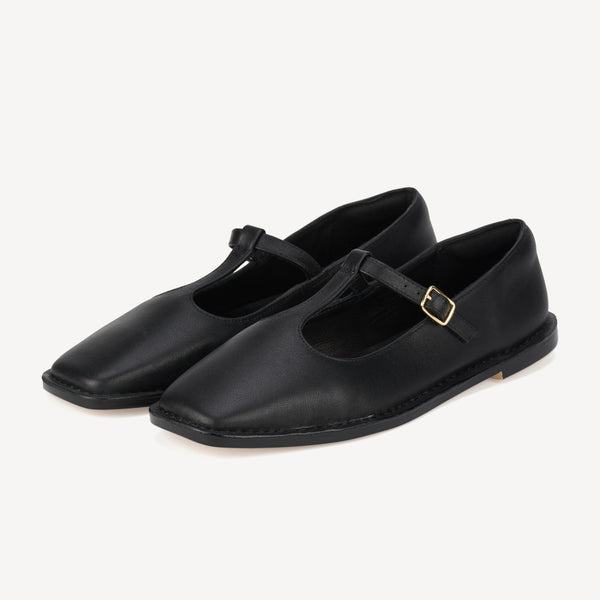 Mary Jane T-Bar Black