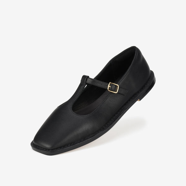 Mary Jane T-Bar Black