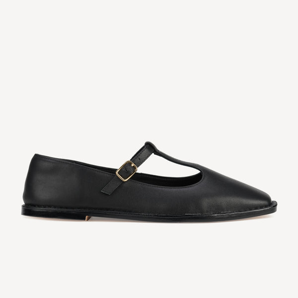 Mary Jane T-Bar Black